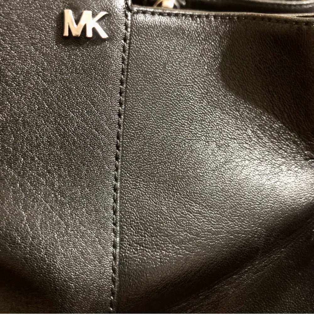 Michael Kors Black Leather Ankle Boots Stiletto heels Women’s Size 8M Amazing